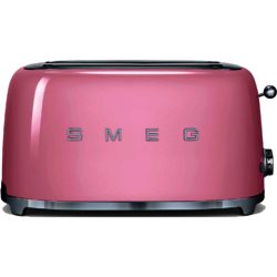 Smeg TSF02PKUK 50s Style 4 Slice Toaster in Pink